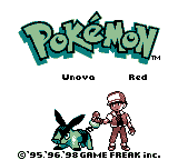 Pokemon : Unova Red (Hack) — Title screen